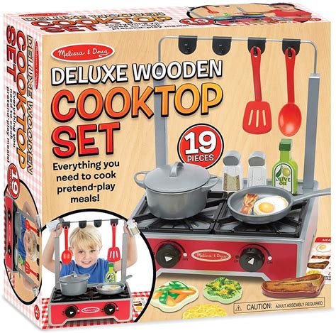 Buy Melissa And Doug Deluxe Wooden Cooktop Set