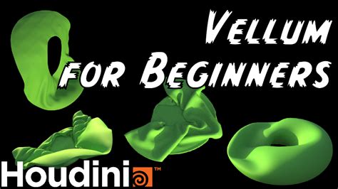 In This Video I Demonstrate How To Setup Vellum Simulation And How To