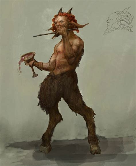 Satyrfaun Greek Myth A Child Of Nature They Had The Upper Body Of A