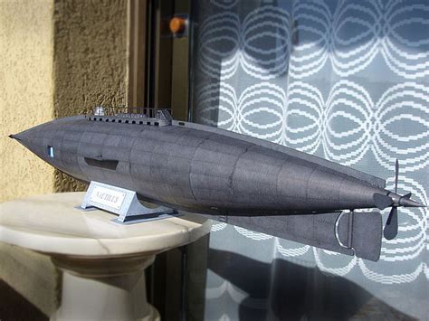 Jules Vernes Nautilus Submarine Paper Model Available
