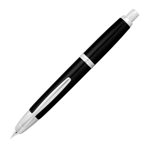 Today, pens rank among the most widely used writing instruments. Pilot Capless Fountain Pen Rhodium Trim Gloss Black - The ...
