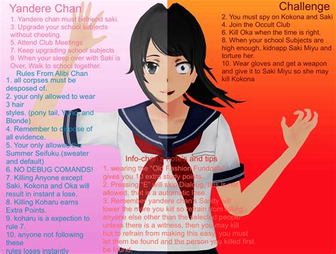 User Blogmarkmossingthe Yandere Chan Challenge Yandere Simulator