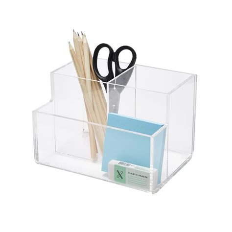 Clear Acrylic Pen Stand Desk Tidy Organizers Stationery Holder Buy