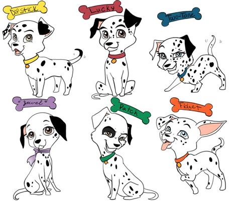 Dalmatian puppy, Puppy names, 101 dalmatians