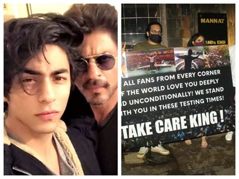 Aryan Khan Drug Case Police Clears Off Fans Standing Outside Shah Rukh Khans Residence Mannat