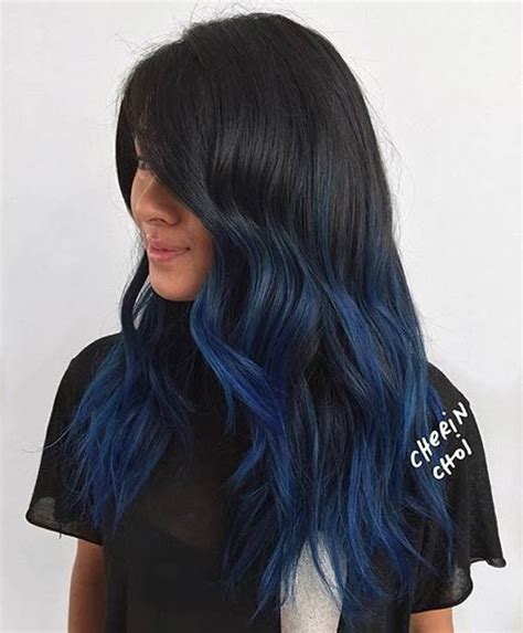 41 Bold And Beautiful Blue Ombre Hair Color Ideas Stayglam Cabelo