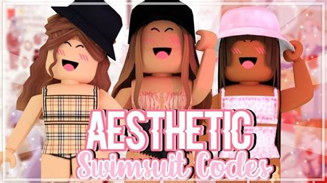 Aesthetic Swimsuit Codes Links Roblox Youtube