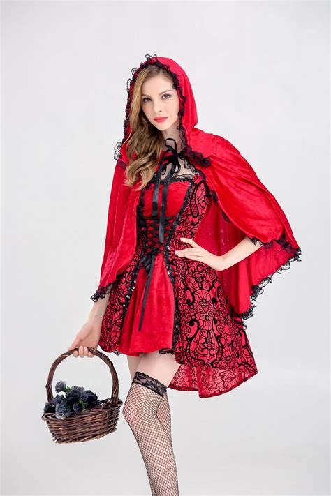 cosplay costume little red riding hood halloween dress etsy
