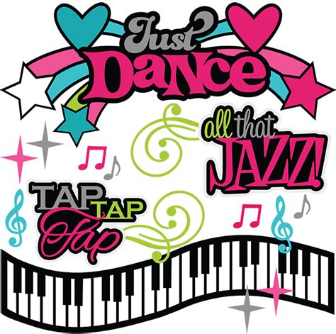 Just Dance Svg Scrapook Collection Dance Svg Files Dance Svg Cuts