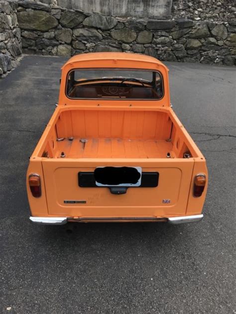 1976 Classic Austin Mini Truck Orange For Sale Classic Austin