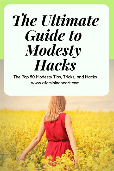 The Ultimate List Of Modesty Hacks A Feminine Heart Christian