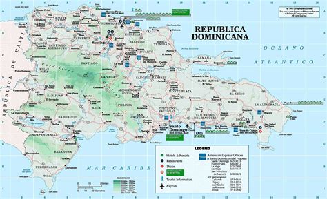 República Dominicana Mapa De La Republica Dominicana
