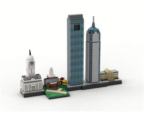 Lego Moc Philadelphia Skyline By Klosspalatset Rebrickable Build