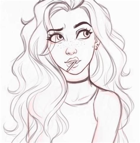 Girls drawing at getdrawings com free for personal use girls easy cute drawing. Pin by Rakshita Anchan on Funny | Drawing people, Sketches ...
