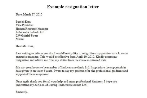 If i apply for uk canada or australia. 9+ Resignation Letter Sample - Sample Letters Word