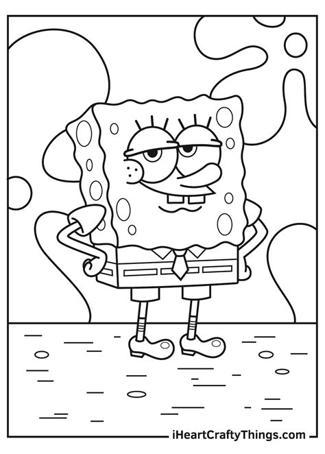 Nickelodeon Coloring Pages Spongebob