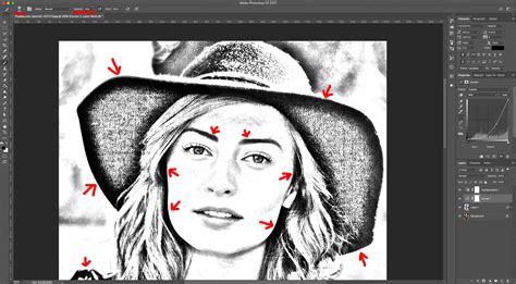 30 Pencil Sketch Photoshop Actions With Drawing Effects Images