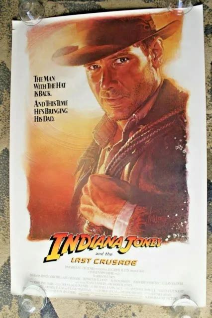 Indiana Jones And The Last Crusade Original X One Sheet Movie Poster Picclick