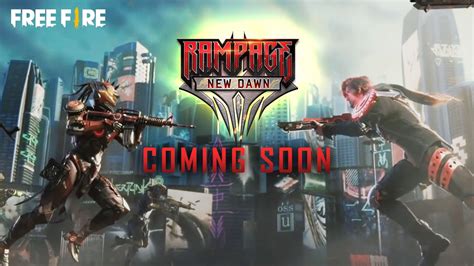 Rampage Is Coming Back Garena Free Fire Youtube