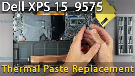 Dell Xps 15 9575 Disassembly Fan Cleaning And Thermal Paste