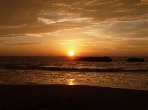 Mar Adentro Beach 119 Km South From Lima Peru Sweet Sunsets