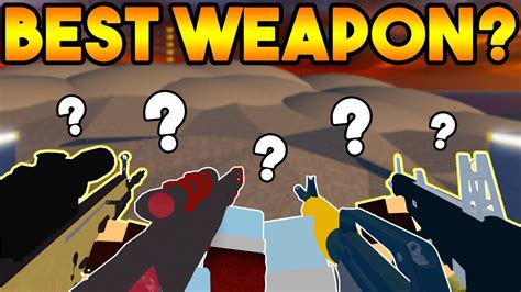 What Is The Best Weapon In Arsenal Roblox Youtube