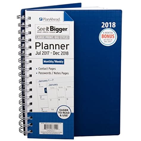 2018 Monthly Planner Spiral Broadpolre