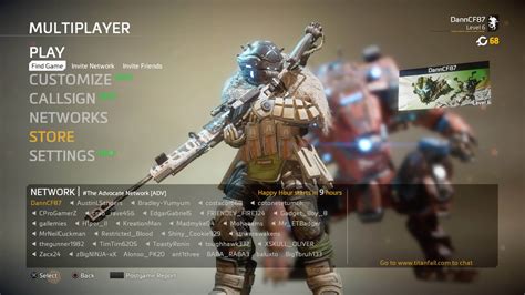 Multiplayer Screen Titanfall 2 Interface In Game