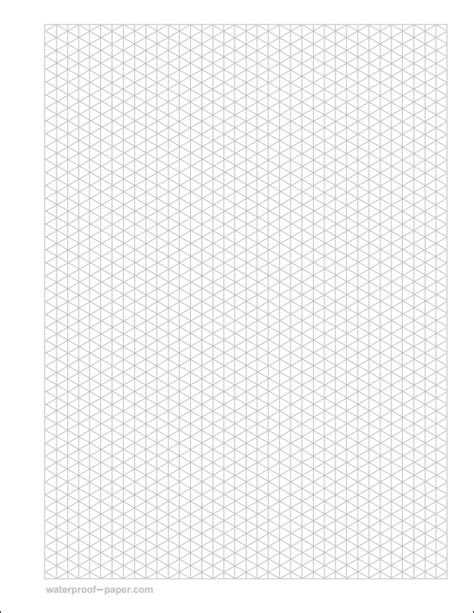 13 Free Printable Isometric Graph Paper For Download Sample Templates