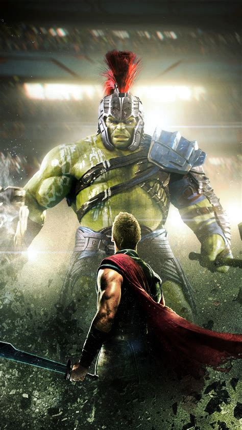 Free Download 1080x1920 Thor And Hulk In Thor Rangnarok Iphone 76s6