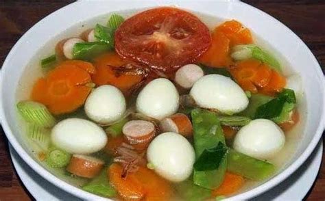 Sup bakso ayam sehat komplit. Resep Sayur Sop Bakso Dan Telur Puyuh | KASKUS