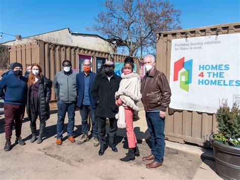 Newark Transforms Empty Storage Containers Into Homeless Shelters