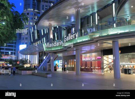 Mandarin Gallery Shopping Centre Orchard Road In Singapore Stock Photo