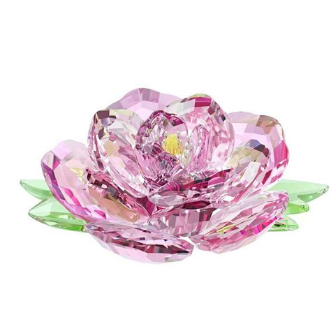 Swarovski Crystal Flower Figurine Peony Color 5136721