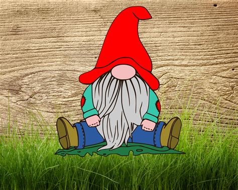 Gnome Clipart Garden Gnome Svg Gnome Shirt Instant Download Cut