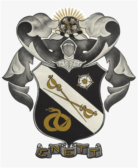 Sigma Nu Coat Of Arms With Snake Transparent Png 900x979 Free