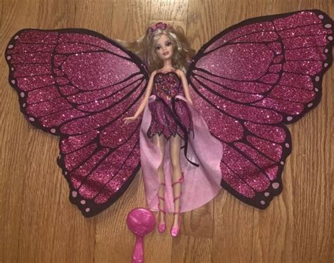 Barbie Mariposa Magic Wings Doll With Accessories 2008 Ebay