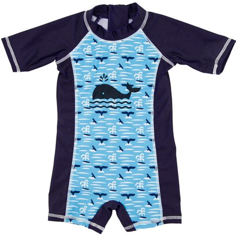 Baby Summer Swinsuit Whale Printed Infantil Boys Surfing Bathing Suit