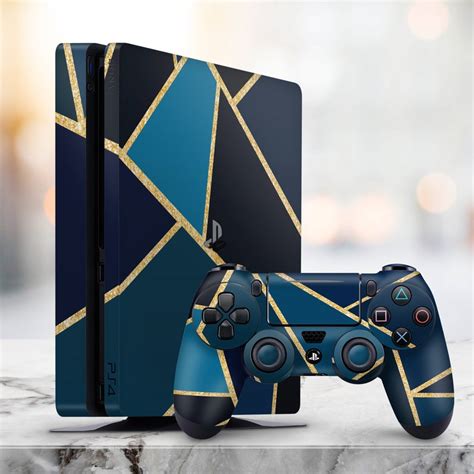 Ps5 Skin Blue Marble Ps4 Skin Geometric Ps4 Skin Ps4 Gamer Etsy Ps4