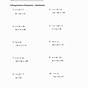 Systems Of 3 Equations Worksheets