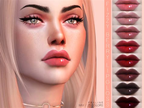 Fizzy Berry Lipgloss N161 By Pralinesims At Tsr Sims 4