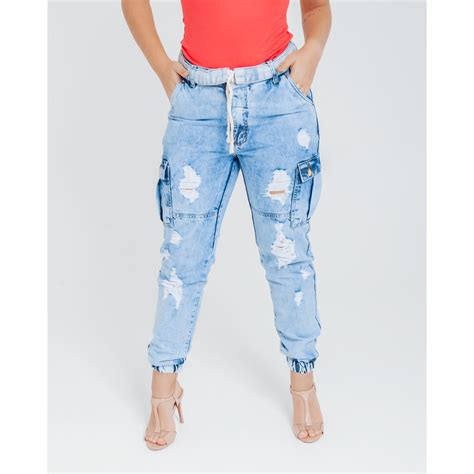 calça jeans feminina canal da mancha 2136 modamix