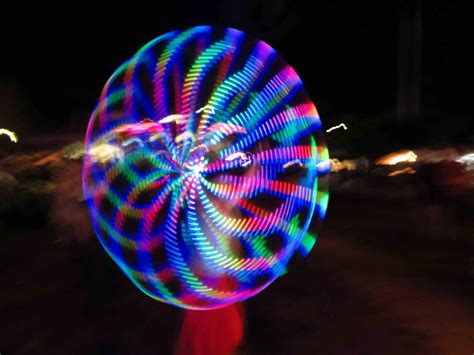 Circles Of Joy Hula Hoops Aglow Visual Effects Glow In The Dark Hula Hoops