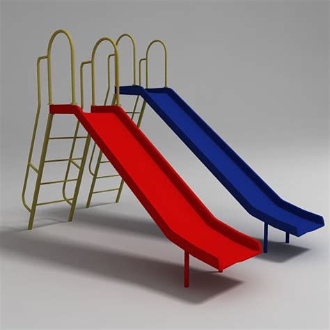 Playground Slides — 3dlenta 3d Models Library