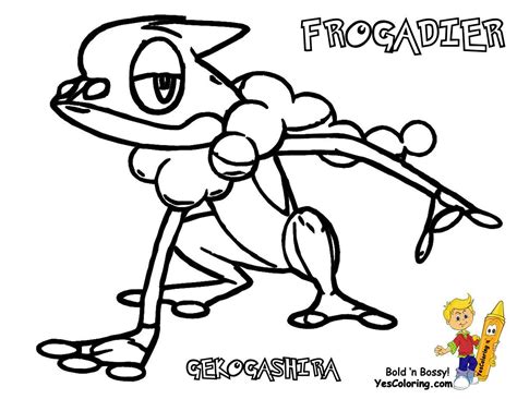 Pokemon froakie coloring pages is a free transparent png image. Pin on Cartoon Coloring Pages