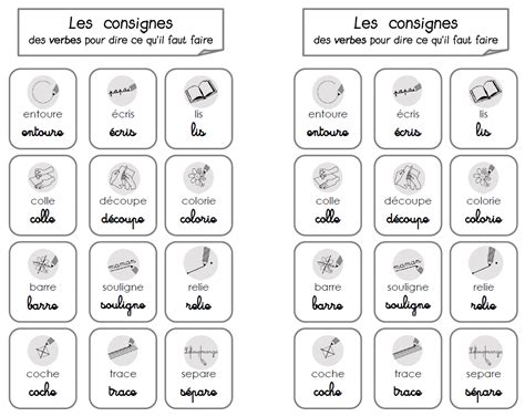 Lecture Cp Les Consignes Consignes Cp Et Les Cahiers