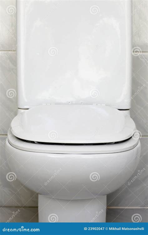 Ceramic Toilet Stock Image Image Of Flushing White