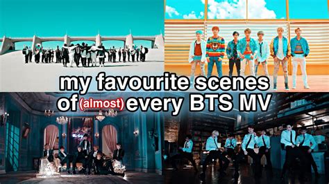 My Favourite Scenes Of Each Bts Music Video Youtube