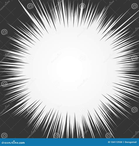 Light Rays Explosion Vector Illustration Sun Ray Or Star Burst