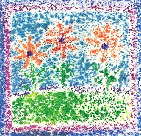 Art With Kids Sandpaper Crayon Transfers